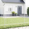 vidaXL Cl&ocirc;ture de jardin 6 pcs Blanc 10,2 x 1,5 m