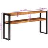vidaXL Table console 150x30x75 cm Bois d'acacia solide