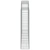 vidaXL Paniers à gabions arqués 10 pcs 200x30x140/160 cm Fer galvanisé