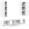 vidaXL Ensemble de meubles TV 4 pcs Blanc Bois d'ing&eacute;nierie