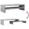 vidaXL Support de moniteur gris béton 54x22x15 cm bois d'ingénierie