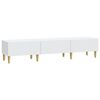 vidaXL Meuble TV Blanc 147 x 34,5 x 30 cm Bois d'ing&eacute;nierie