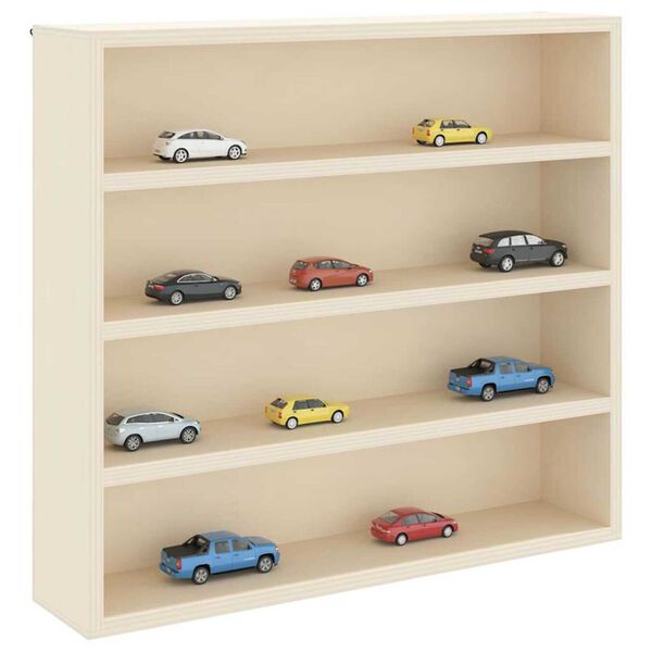 vidaXL Boîte d'Exposition en Bois Marron 40 x 8,5 x 37 cm Contreplaqué