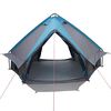 vidaXL Tente tipi avec toit avec &eacute;vent Bleu et gris 490 x 410 x 210 cm
