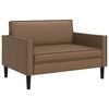 vidaXL Fauteuil XXL Cappuccino Simili cuir