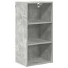 vidaXL Armoire suspendue avec stockage Gris b&eacute;ton 40 x 29,5 x 80 cm