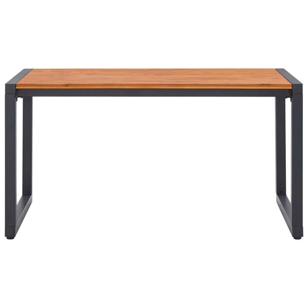 vidaXL Ensemble &agrave; manger de jardin 5 pcs Gris