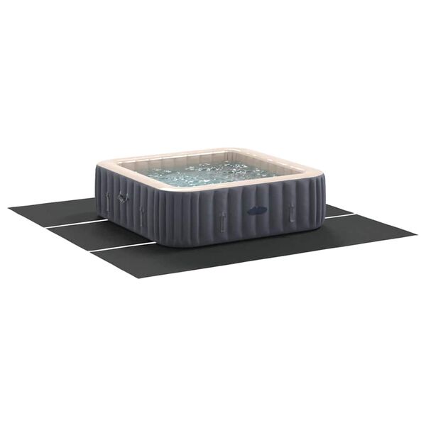 vidaXL Tapis de piscine Noir 396 x 396 x 0,1 cm