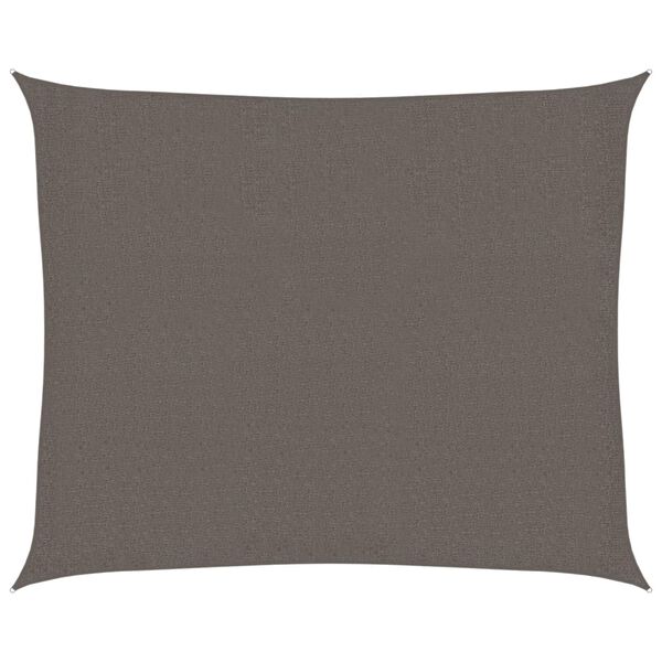 vidaXL Voile d'ombrage 160 g/m&sup2; Anthracite 2,5x3 m PEHD