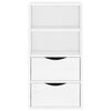 vidaXL Armoire lat&eacute;rale tiroirs ODDA blanc 40x24x79 cm bois massif pin