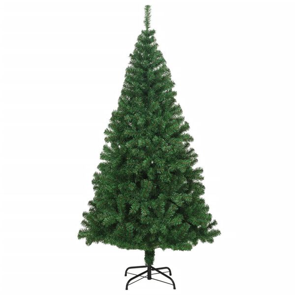 vidaXL Arbre de No&euml;l artificiel avec branches &eacute;paisses vert 210 cm PVC
