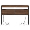 vidaXL T&ecirc;te de lit de rangement Ch&ecirc;ne marron 160 cm Bois d'ing&eacute;nierie