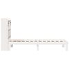 vidaXL Lit biblioth&egrave;que sans matelas blanc 90x190cm bois de pin massif