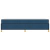 vidaXL Cadre de lit avec matelas Bleu 100 x 200 cm tissu