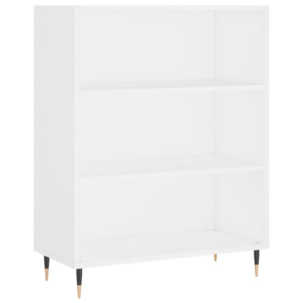 vidaXL Biblioth&egrave;que blanc 69,5x32,5x90 cm bois d'ing&eacute;nierie