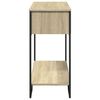 vidaXL Table console chêne sonoma 100x35x74,5 cm bois d'ingénierie