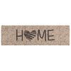 vidaXL Tapis de Cuisine Maison beige 180 x 60 cm 100% Polyamide