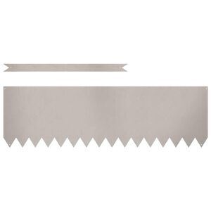 vidaXL Bordure de Pelouse 50 pcs Rouill&eacute; 100 x 0,05 x 30 cm