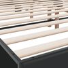 vidaXL Cadre de lit sans matelas noir 180x200 cm