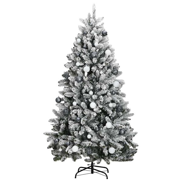 vidaXL Sapin de No&euml;l artificiel articul&eacute; 300 LED et boules 300 cm