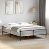 vidaXL Cadre de lit sans matelas sonoma gris 140x200 cm