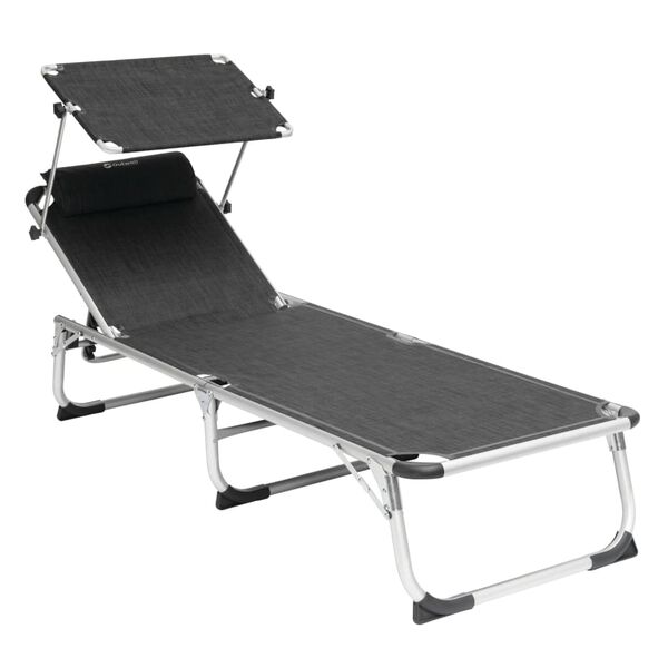 Outwell Chaise pliable Victoria noir et gris