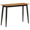 vidaXL Table console 110x40x76 cm bois de manguier solide et fer