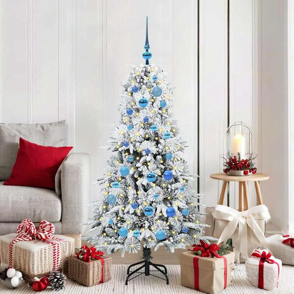 vidaXL Sapin de No&euml;l Artificiel &agrave; Branches Articul&eacute;es Blanc 150 cm