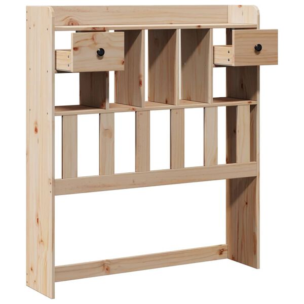 vidaXL T&ecirc;te de lit avec rangement 100 cm bois massif de pin