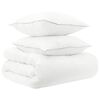 vidaXL Ensemble de Duvet 3 pc 200 x 220 cm Toutes saisons Bambou Blanc