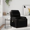vidaXL Fauteuil de massage inclinable noir similicuir