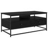 vidaXL Table basse Ch&ecirc;ne noir 100 x 51 x 45 cm Bois d'ing&eacute;nierie