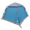 vidaXL 3 personne Bleu Polyester 185T