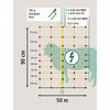 Neutral Filet &eacute;lectrifi&eacute; pour moutons OviNet 90 cm Orange