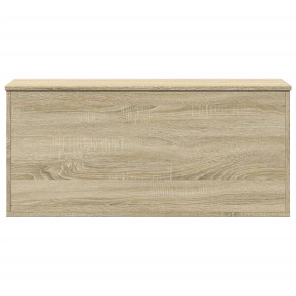 vidaXL Bo&icirc;te de rangement ch&ecirc;ne sonoma 100x42x46 cm bois d'ing&eacute;nierie