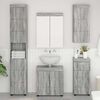 vidaXL Armoire murale de salle de bain avec &eacute;tag&egrave;re TULUM Gris Sonoma