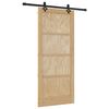 vidaXL Porte coulissante ORKDAL 86 x 198,5 cm Bois de pin massif