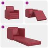 vidaXL Canap&eacute;-Lit 60cm Bordeaux Simili cuir
