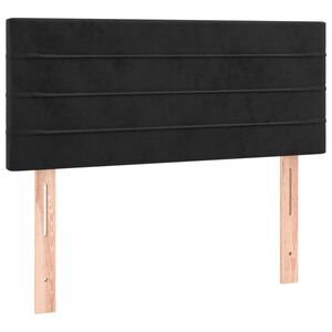 vidaXL T&ecirc;te de lit Noir 80x5x78/88 cm Velours