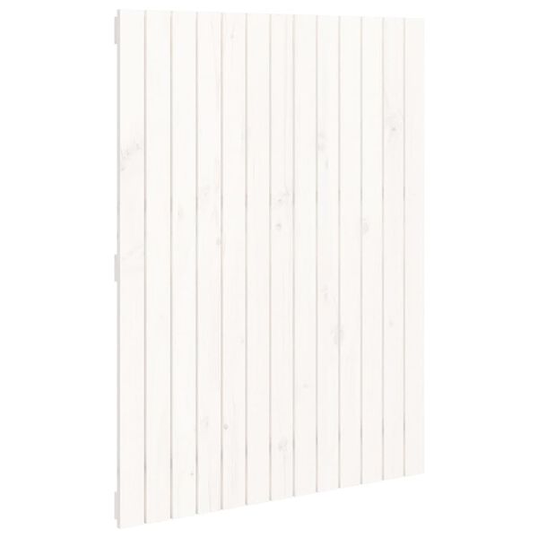 vidaXL Tête de lit murale Blanc 82,5x3x110 cm Bois massif de pin