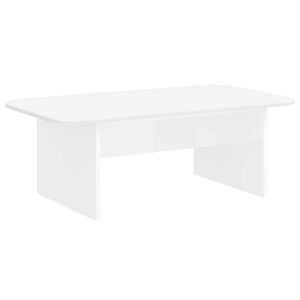 vidaXL Table basse Blanc 93 x 53 x 33 cm Bois d'ing&eacute;nierie