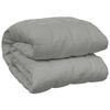 vidaXL Couverture lest&eacute;e Gris 200x225 cm 13 kg Tissu