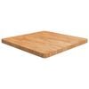 vidaXL Dessus de table carr&eacute; Marron clair 70x70x4cm Bois ch&ecirc;ne trait&eacute;