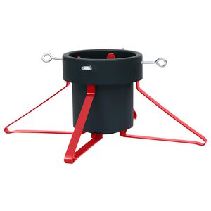 vidaXL Support de sapin de No&euml;l Vert et rouge 46x46x19 cm