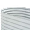 vidaXL Lit surélevé de jardin 240x80x81 cm Acier galvanisé Argenté