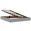 vidaXL Lit avec rangement et matelas Gris clair 180 x 200 cm