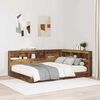 vidaXL T&ecirc;te de lit de rangement Bois Ancien 160 cm Bois d'ing&eacute;nierie