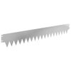 vidaXL Bordure de Pelouse 50 pcs 103 x 15 cm m&eacute;tal Argent&eacute;