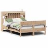 vidaXL Lit biblioth&egrave;que sans matelas 140x200 cm bois massif de pin