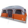 vidaXL Tente de cabine familiale 10 personnes gris imperméable